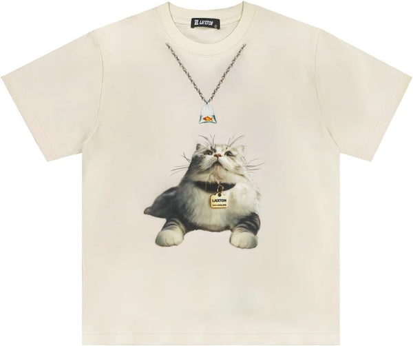 Mens Graphic Tees Shirt Unisex Printed Oversized T-Shirt Short Sleeve Streetwear Aesthetic Tee Casual Tunic Top
