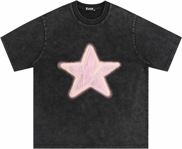 Men's Graphic Tees Shirts Unisex Cotton Vintage T-Shirt Summer Oversized Tee Streetwear Aesthetic Casual Top