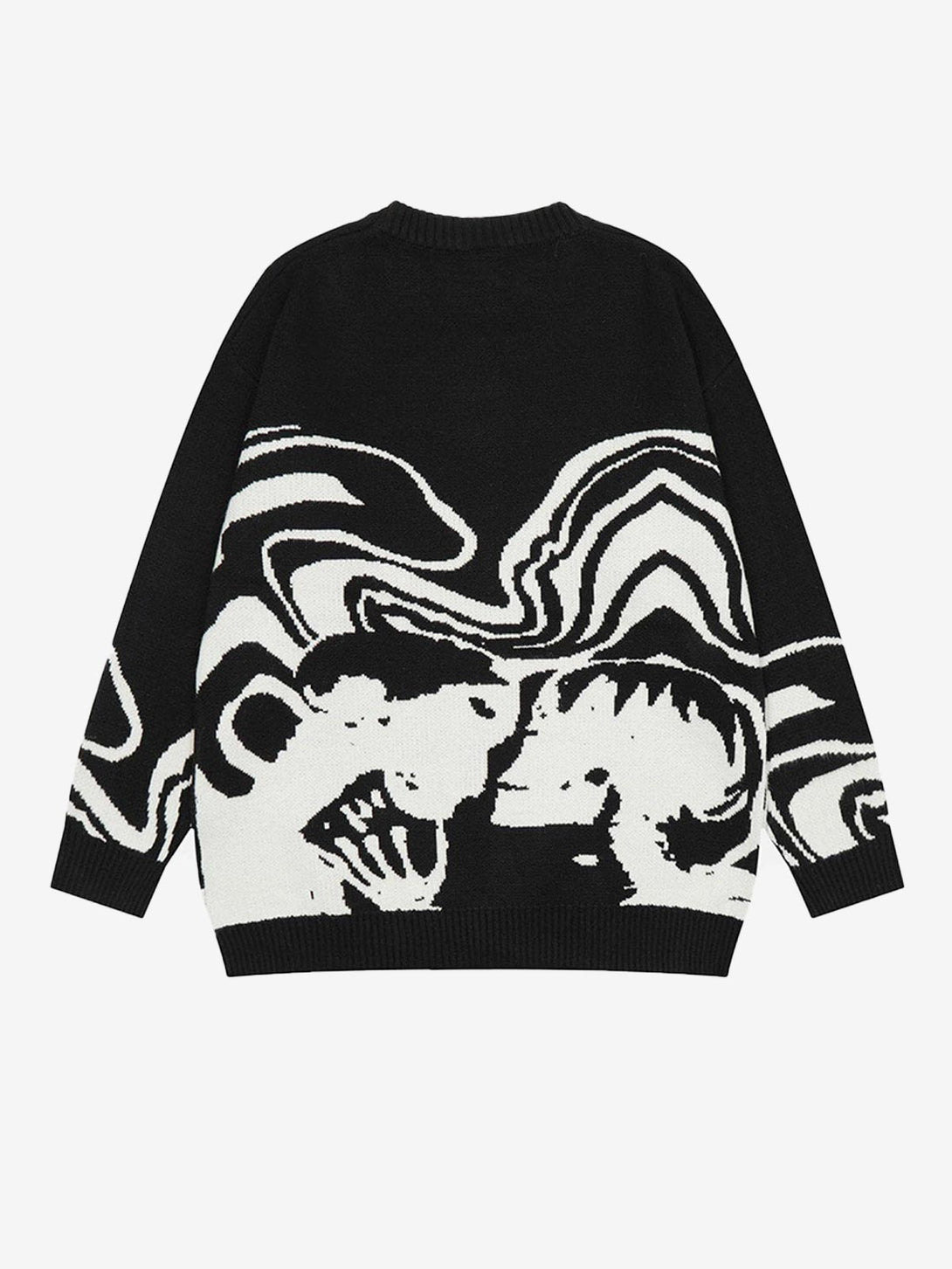 Abstract Art Pattern Sweater - laixton