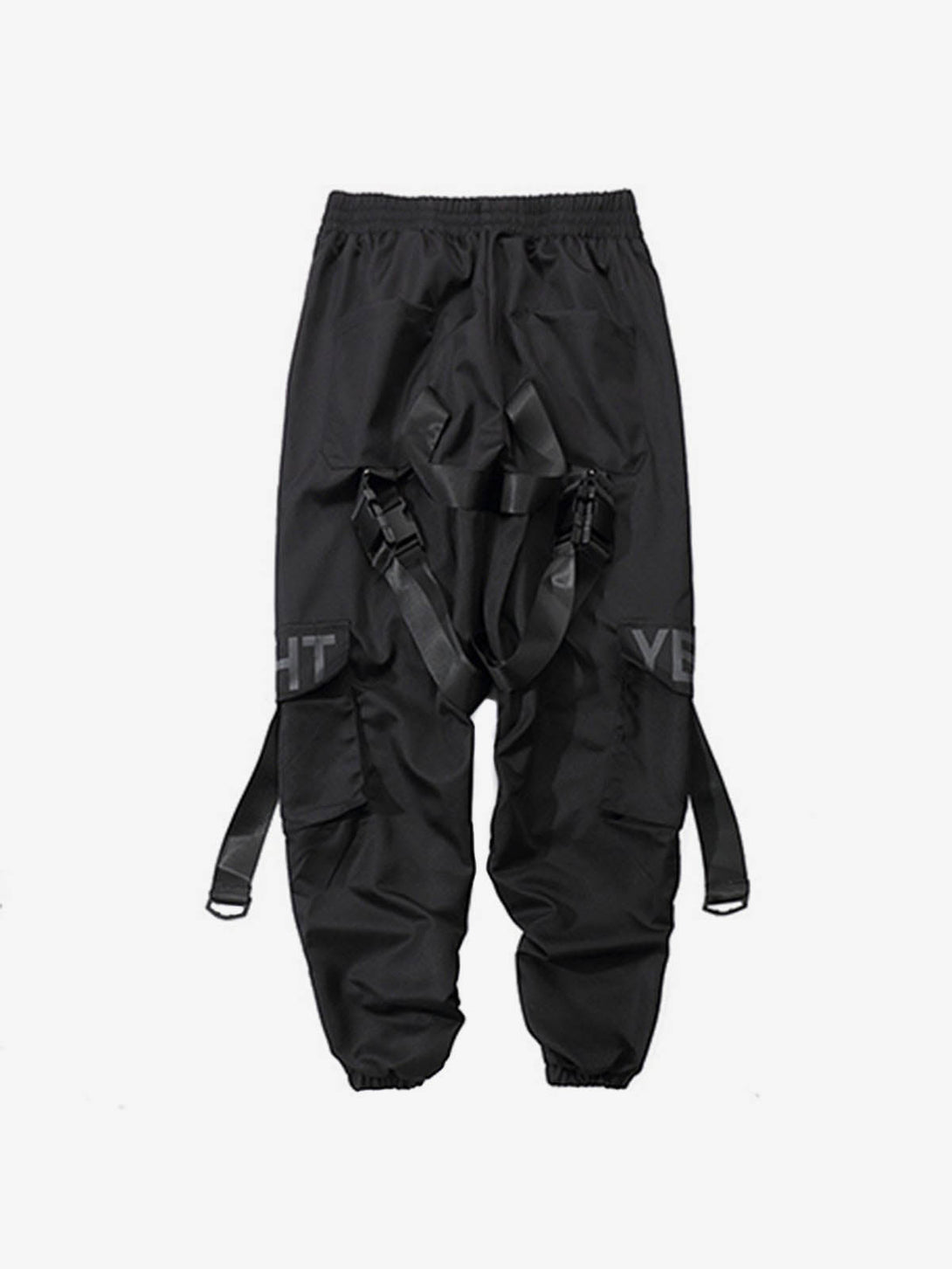 Letters Outdoor Fashion Casual Strapped Cargo Pants - laixton