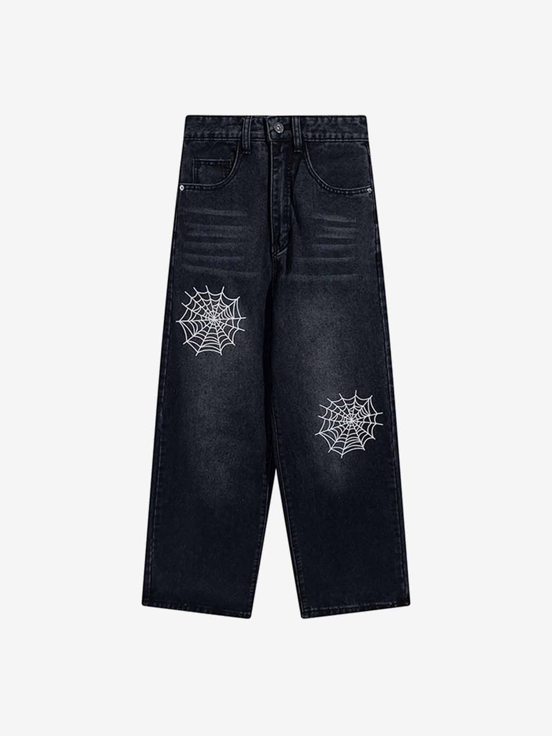 "Spider Web" Embroidered Jean - laixton