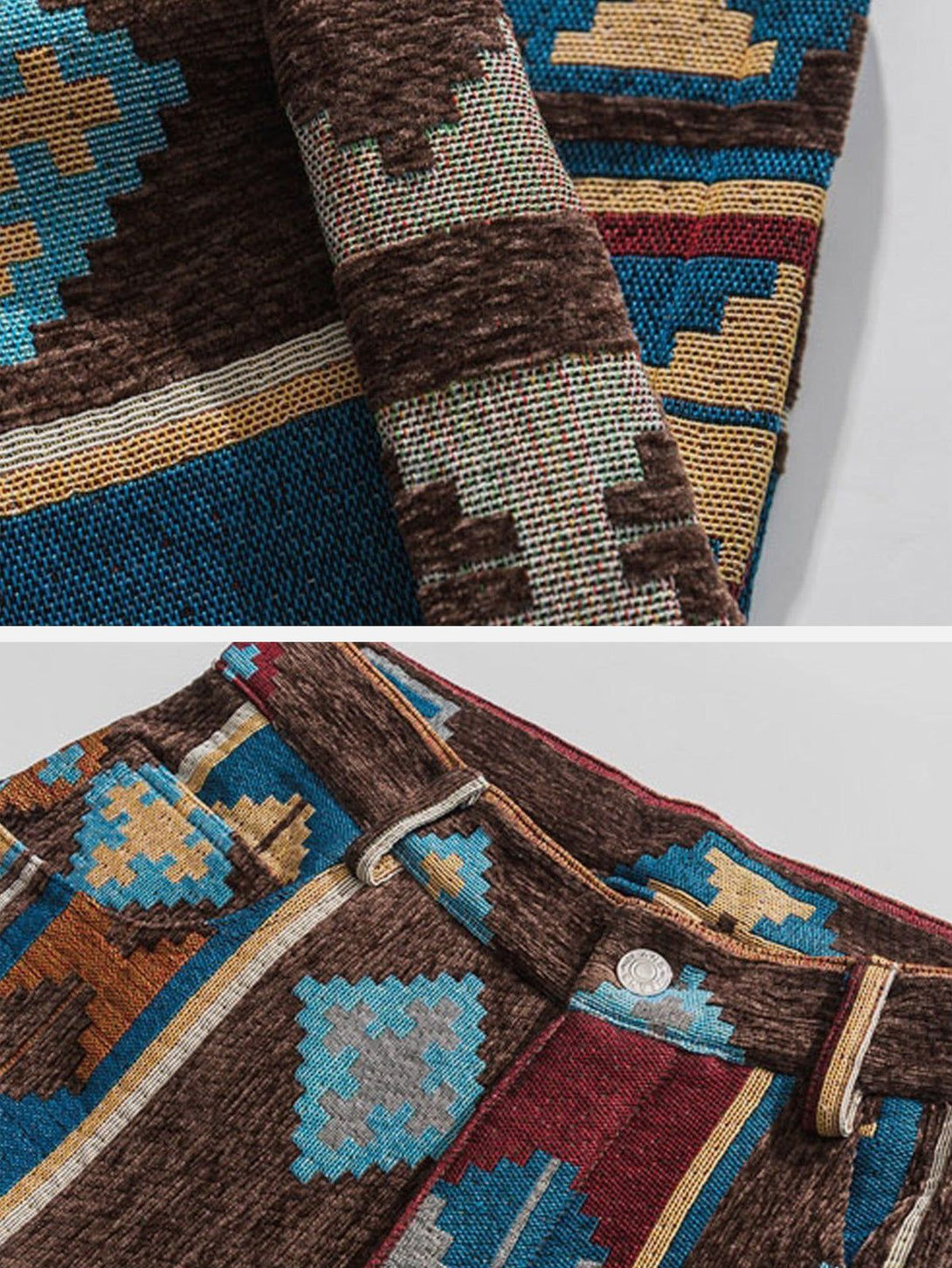 Laixton Ethnic Embroidery Pants - laixton
