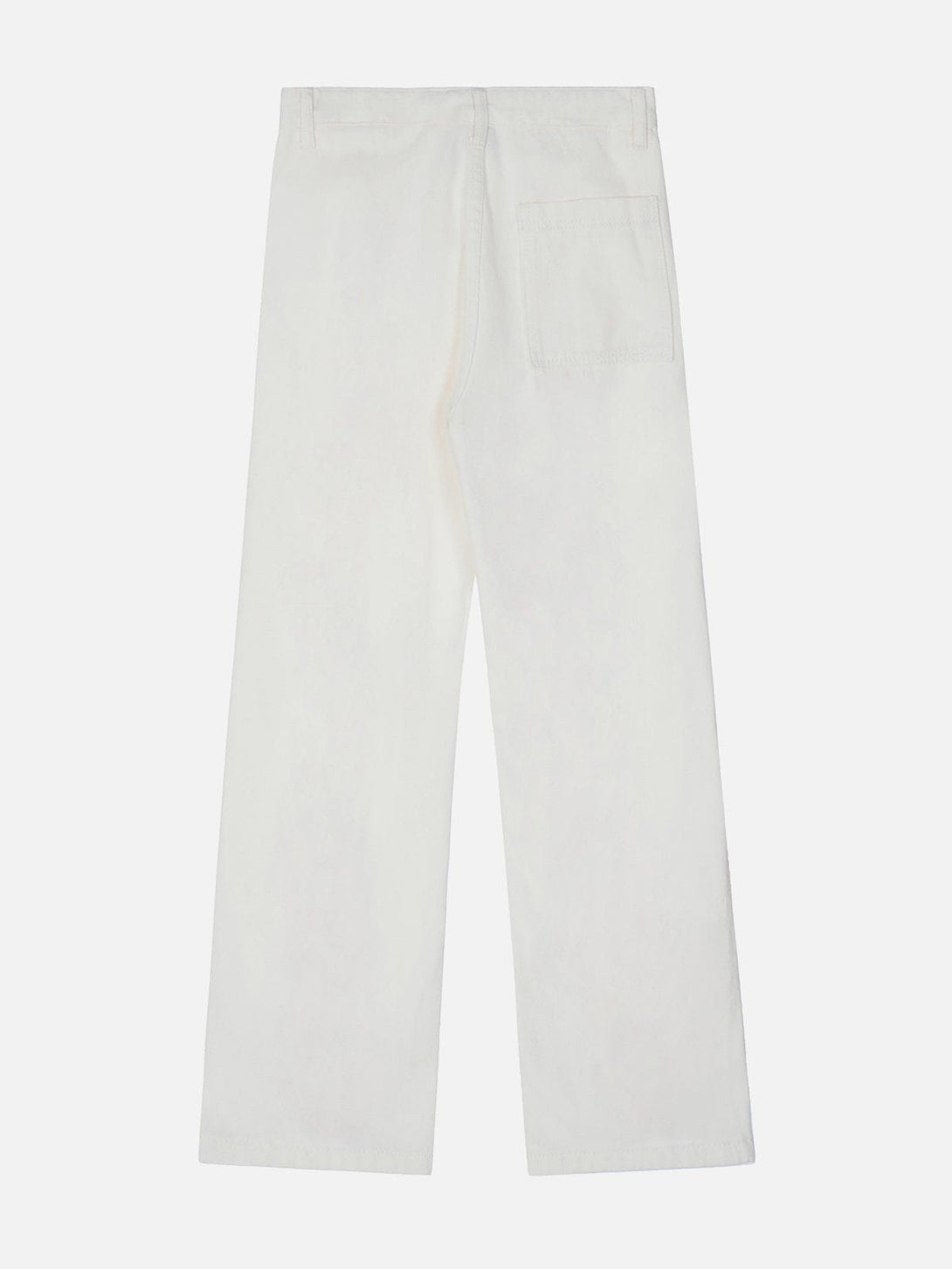 Laixton Vintage Zipper Embellished Pants - laixton