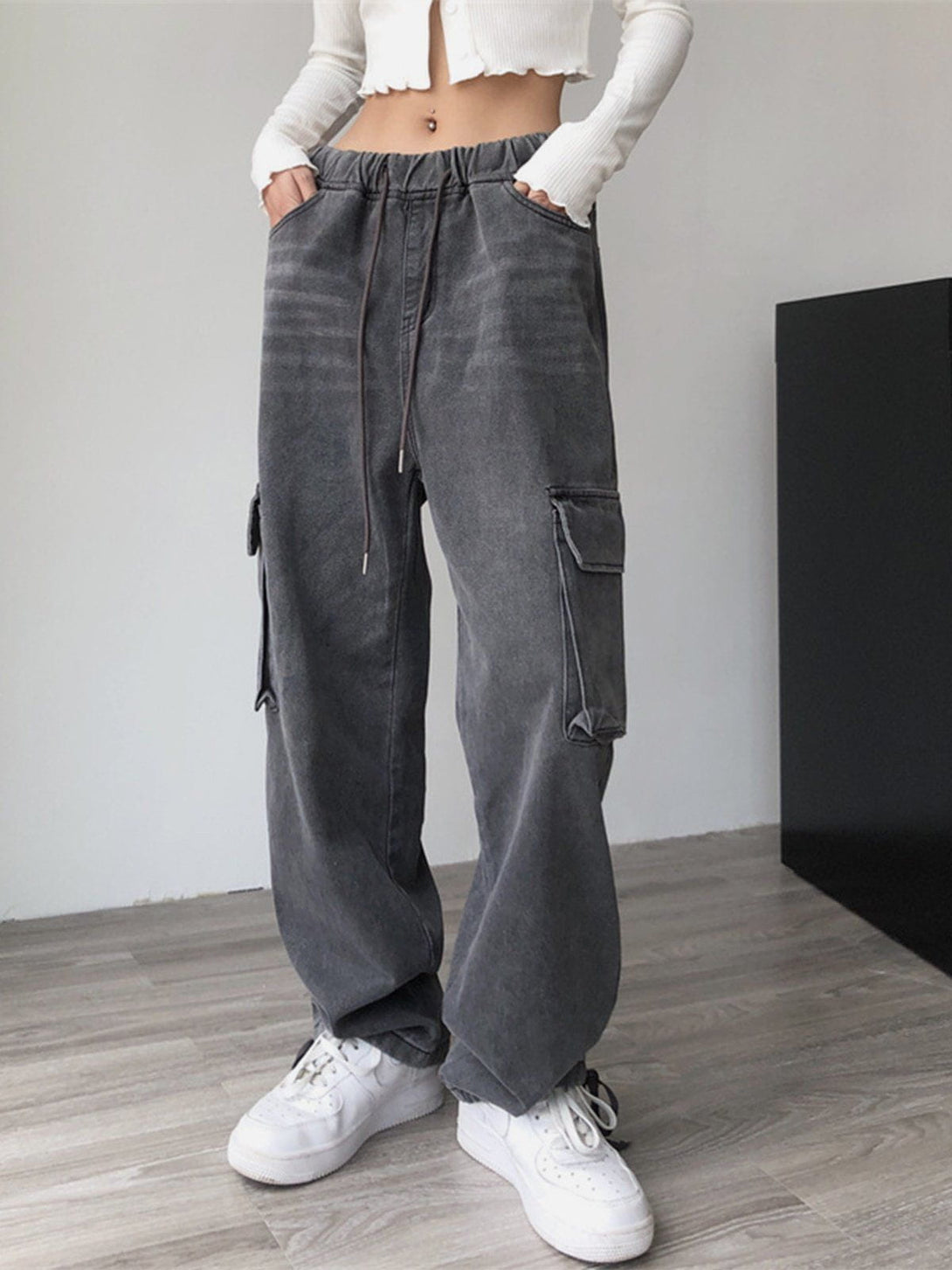 Laixton Vintage Big Pocket Pants - laixton